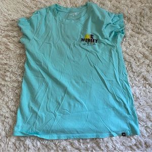Hurley light blue teal tee
